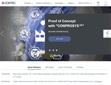 Tablet Screenshot of contec.com