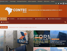 Tablet Screenshot of contec.org.br